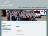 LECH-Garagen GmbH website screenshot