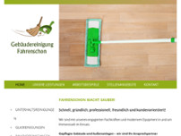 Gebäudereinigung Fahrenschon e.K. website screenshot