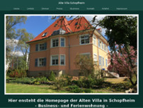 Alte Villa Schopfheim website screenshot