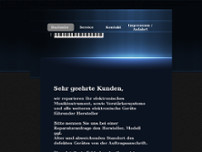 AS Musikelektronik Service Werkstatt website screenshot