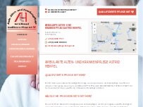 Website Screenshot Ambulante Alten- und Krankenpflege Astrid Hempel
