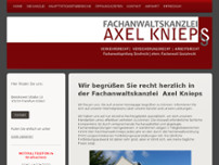 Screenshot for http://www.kanzlei-knieps.de