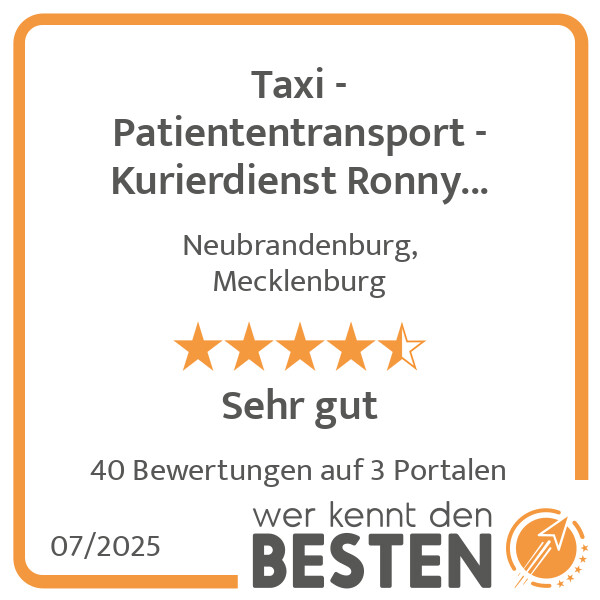 Bilder Taxi - Patiententransport - Kurierdienst Ronny Granzow
