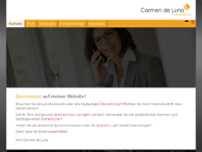 Screenshot for http://www.carmendeluna-translations.com
