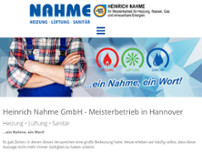 Heinrich Nahme GmbH website screenshot