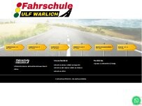Website Screenshot Ulf Warlich Fahrschule