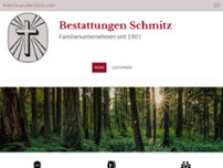 Bestattungen Schmitz Inh. Maik Schwarz website screenshot