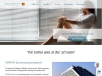 Website Screenshot MARIVA Sonnenschutzsysteme GmbH
