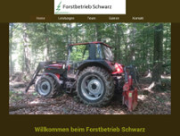 Forstbetrieb Schwarz website screenshot