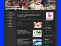 Kindertagespflege Gederner Zwerge website screenshot