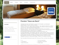Screenshot for http://www.pension-haus-am-bach.de