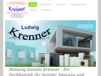 Heizung Sanitär Krenner website screenshot