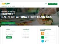 Website Screenshot Subway