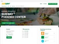 Website Screenshot Subway