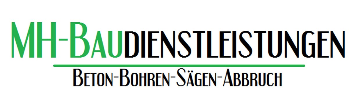 MH-Baudienstleistungen Kernbohrungen und Betonsägen Logo
