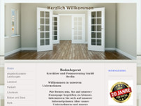 Bodenlegerei Krecklow und Pommerening GmbH Berlin Verlegung von Fußboden website screenshot