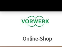 Website Screenshot Vorwerk Store Düsseldorf