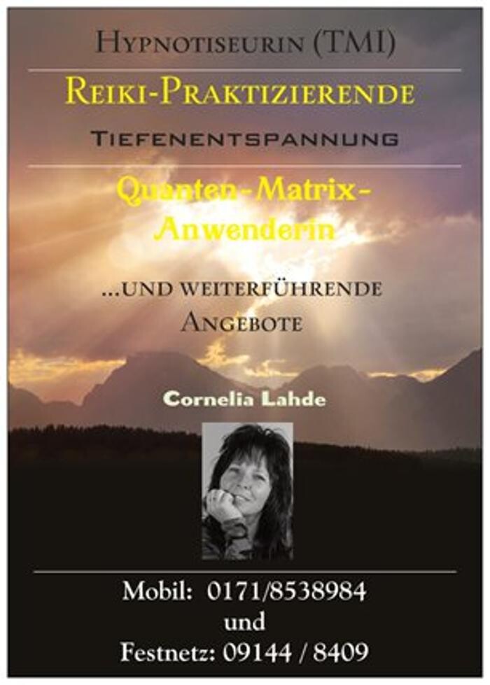 Bilder Geistiges - Fitnesscenter Cornelia Lahde, FeelGood Mentorin für Leben und Wohnen