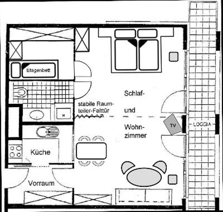 Bilder Appartement Heinrich-Hoffmann-von-Fallersleben im atoll Helgoland