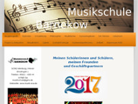 Musikschule Eva Barnekow website screenshot