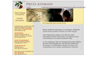 Pietät Antmann website screenshot