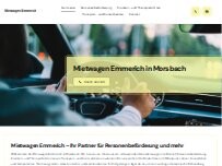 Website Screenshot Mietwagen Emmerich