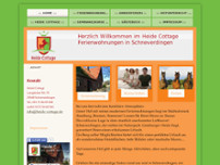 Heide Cottage website screenshot