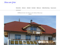 Haus am Gries website screenshot