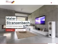 Website Screenshot Malerfachbetrieb Eric Stranzenbach GmbH