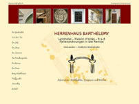 Landhotel Herrenhaus Barthelemy website screenshot