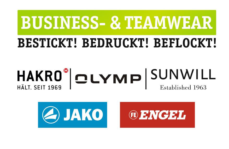 Bilder Stickchef - Bestickung, Beflockung, Bedruckung