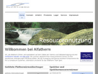 Screenshot for http://www.alfatherm.de