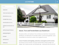 LS-Systeme website screenshot