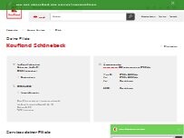 Website Screenshot Kaufland Schönebeck