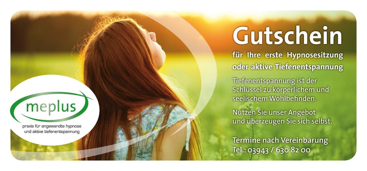 Bilder meplus-Wernigerode, Praxis für angewandte Hypnose