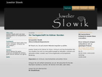 Juwelier Slowik website screenshot