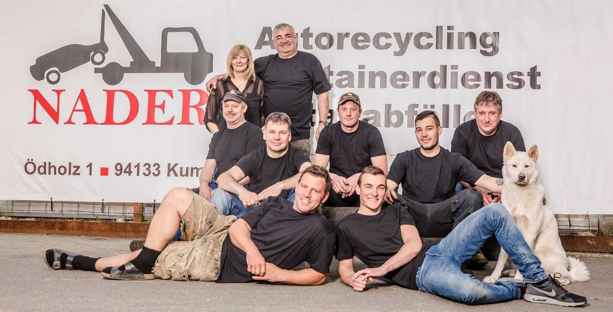 Helmut Nader Recycling Containerdienst Autorecycling Logo