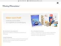 Mailingmanufaktur GmbH website screenshot