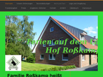 Ferienwohnungen Hof-Rosskamp website screenshot