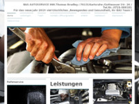 BAS Autoservice Inhaber Thomas Bradley website screenshot