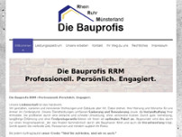 Die Bauprofis RRM UG website screenshot