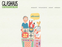 GLASHAUS - DER VEGETARISCHE IMBISS website screenshot