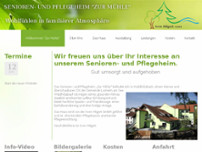 Senioren und Pflegeheim "Zur Mühle" Sven Hilgert GMBH website screenshot