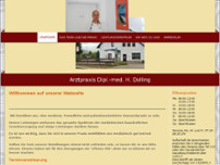 Arztpraxis Dipl.-med. Henrik Dolling, Praktischer Arzt website screenshot