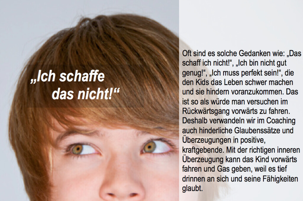 Bilder Kinder- & Jugendcoaching - Life & Businesscoaching lernen wie Leben gelingt