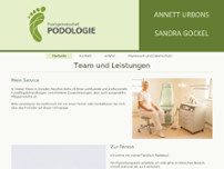 Screenshot for http://fusspflege.urbons.net