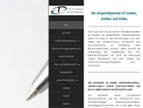 Rechtsanwalt Peter Conradi website screenshot