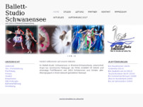 Ballett-Studio Schwanensee website screenshot