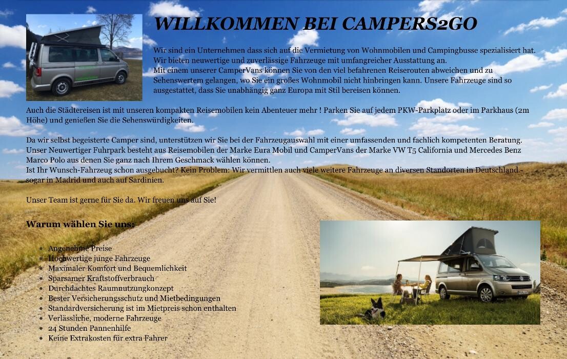Bilder Campers2go