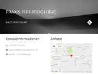 Praxis für Podologie Gudrun Wild website screenshot